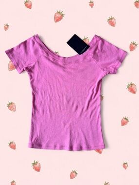 Brandy Melville Pink Ginny Top